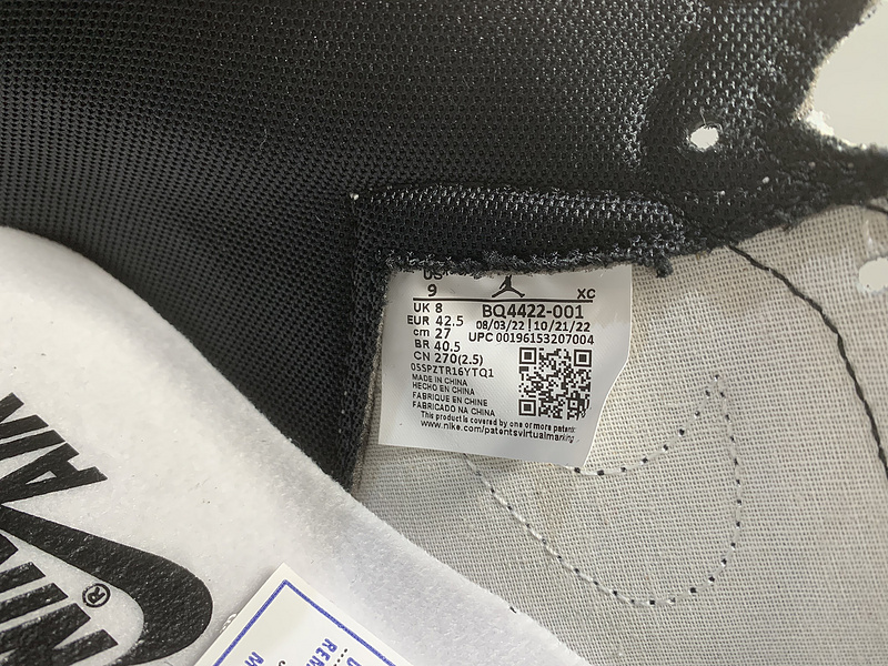 Air Jordan 1 Hi 85 “Black White”BQ4422-001