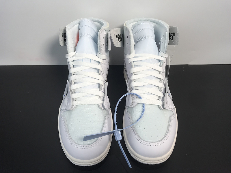 OFF-WHITE Jordan 1 High WHITE/WHITE AQ0818-100