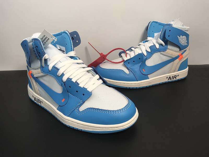 Off-White Jordan 1 High Powder Blue AQ0818-148