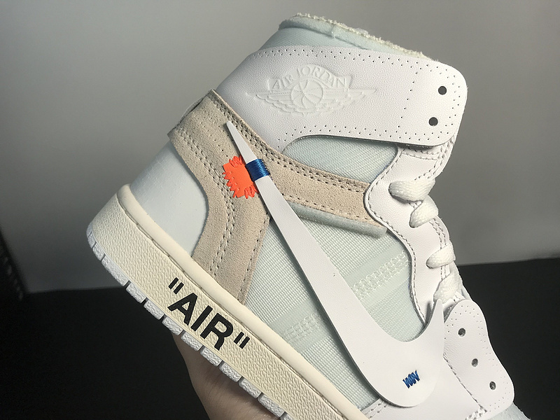 OFF-WHITE Jordan 1 High WHITE/WHITE AQ0818-100