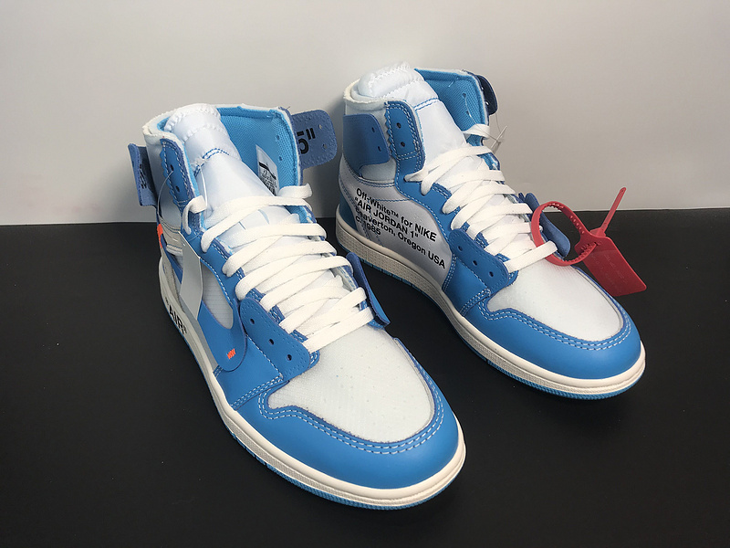 Off-White Jordan 1 High Powder Blue AQ0818-148