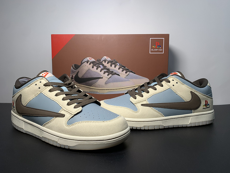Travis Scott x PlayStation x Nike Dunk Low CU1726-800