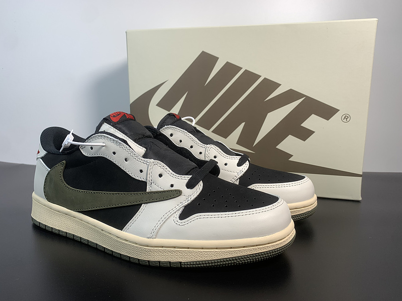 Travis Scott x AJ 1 Low OG “Olive”DZ4137-106