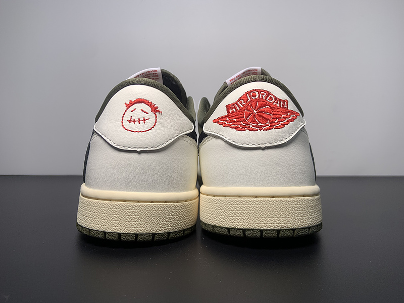 Travis x J1 Low Medium Olive - DM7866-200