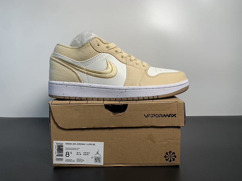 Air Jordan 1 Low SE “Canvas”FN3722-701