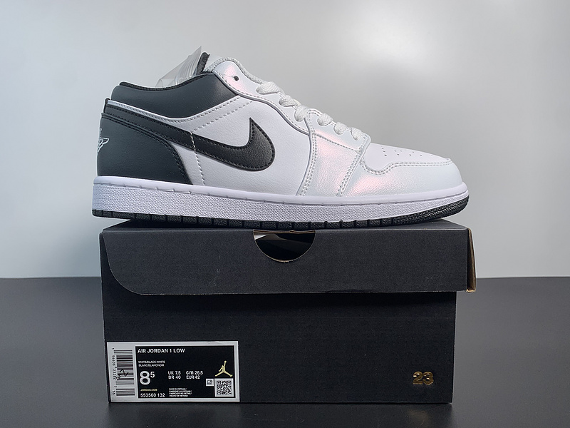 Air Jordan 1 Low White/Black-White 553558-132