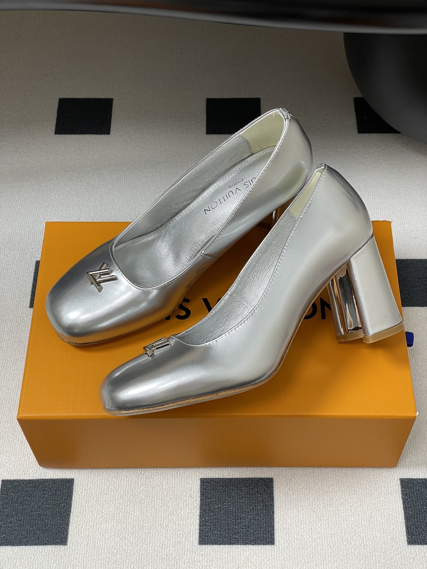 LV 2025SS Swing Mary Jane Heels-8.5CM(EU35-41)