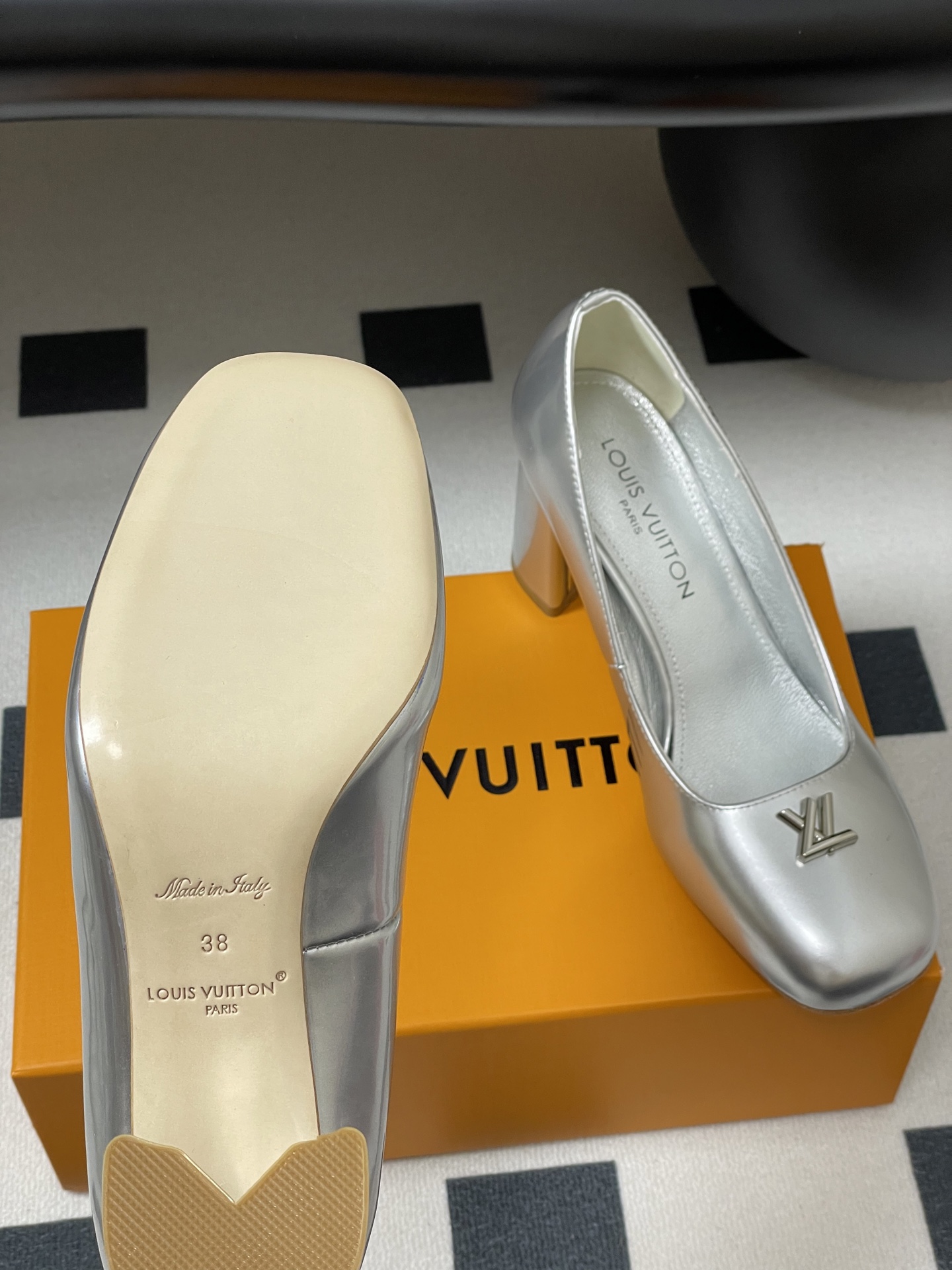 LV 2025SS Swing Mary Jane Heels-8.5CM(EU35-41)