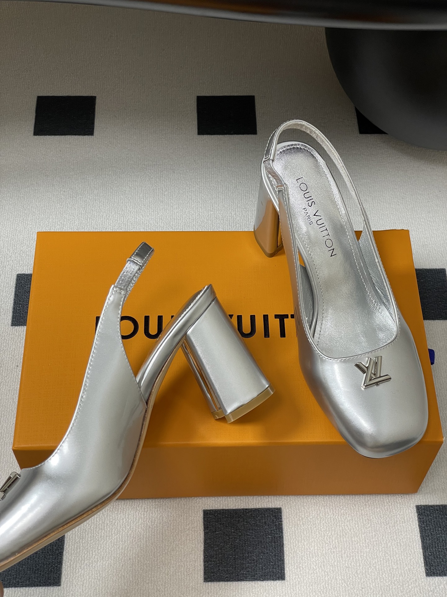 LV 2025SS Swing Mary Jane Heels-8.5CM(EU35-41)