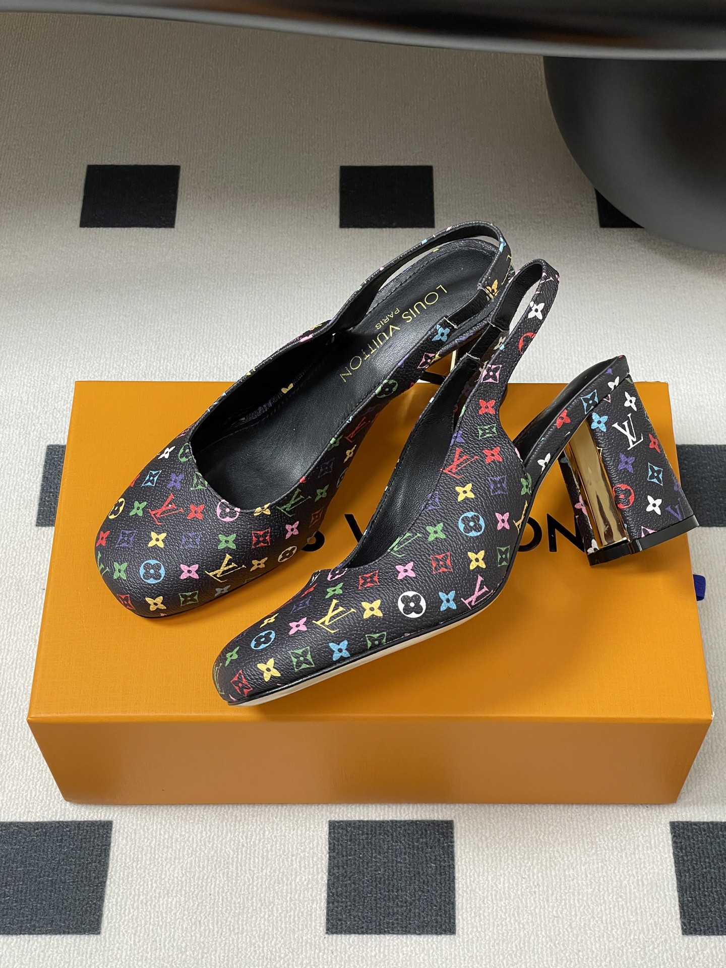 LV 2025SS Swing Mary Jane Heels-8.5CM(EU35-41)