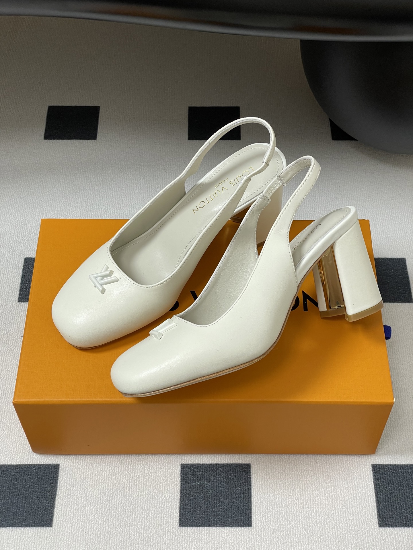 LV 2025SS Swing Mary Jane Heels-8.5CM(EU35-41)