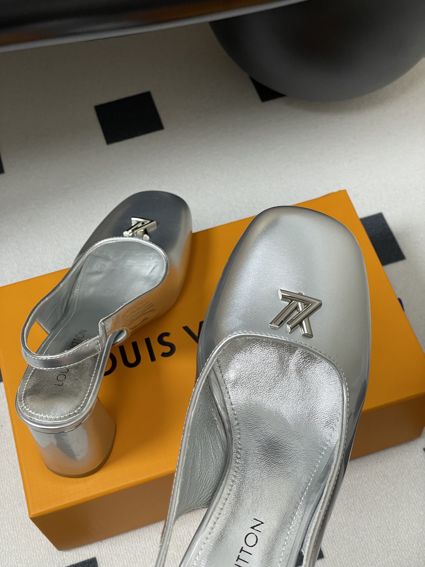 LV 2025SS Swing Mary Jane Heels-8.5CM(EU35-41)