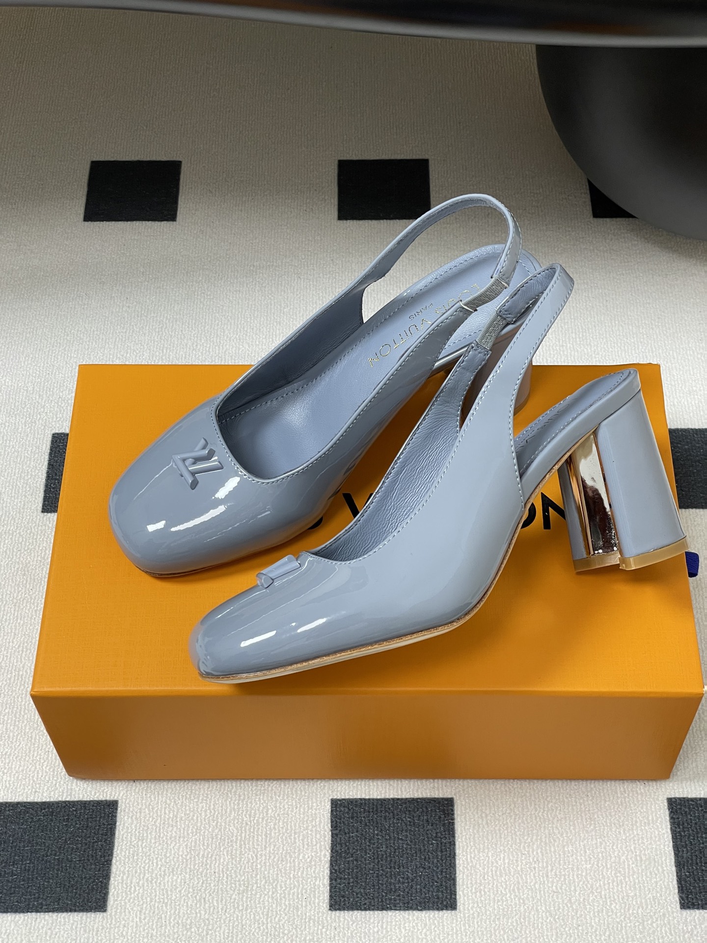 LV 2025SS Swing Mary Jane Heels-8.5CM(EU35-41)