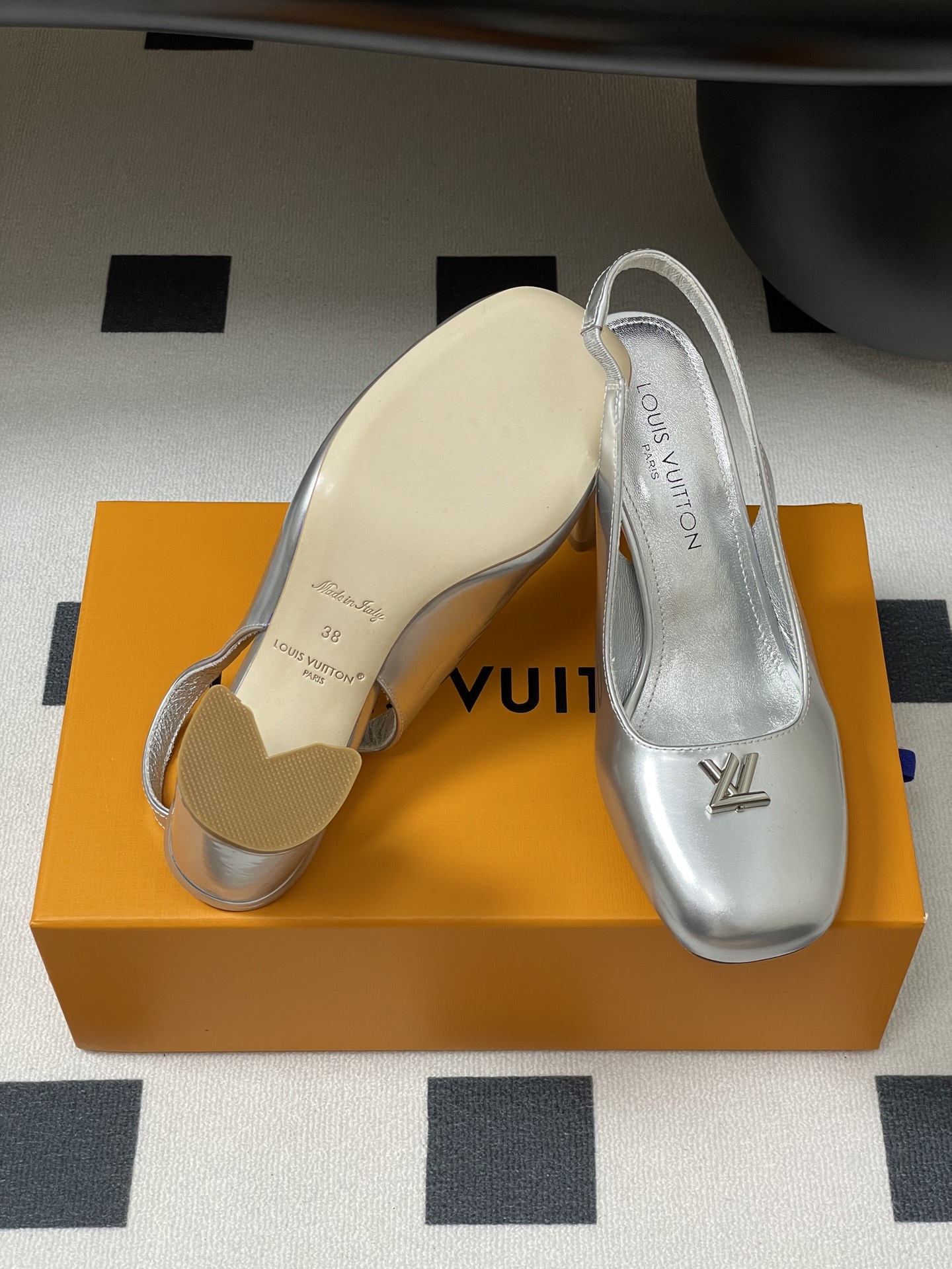 LV 2025SS Swing Mary Jane Heels-8.5CM(EU35-41)