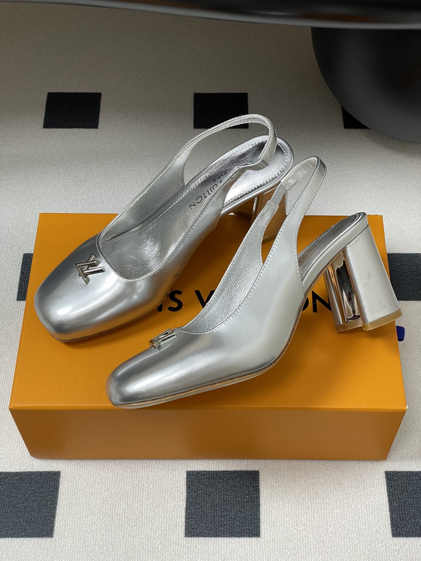 LV 2025SS Swing Mary Jane Heels-8.5CM(EU35-41)