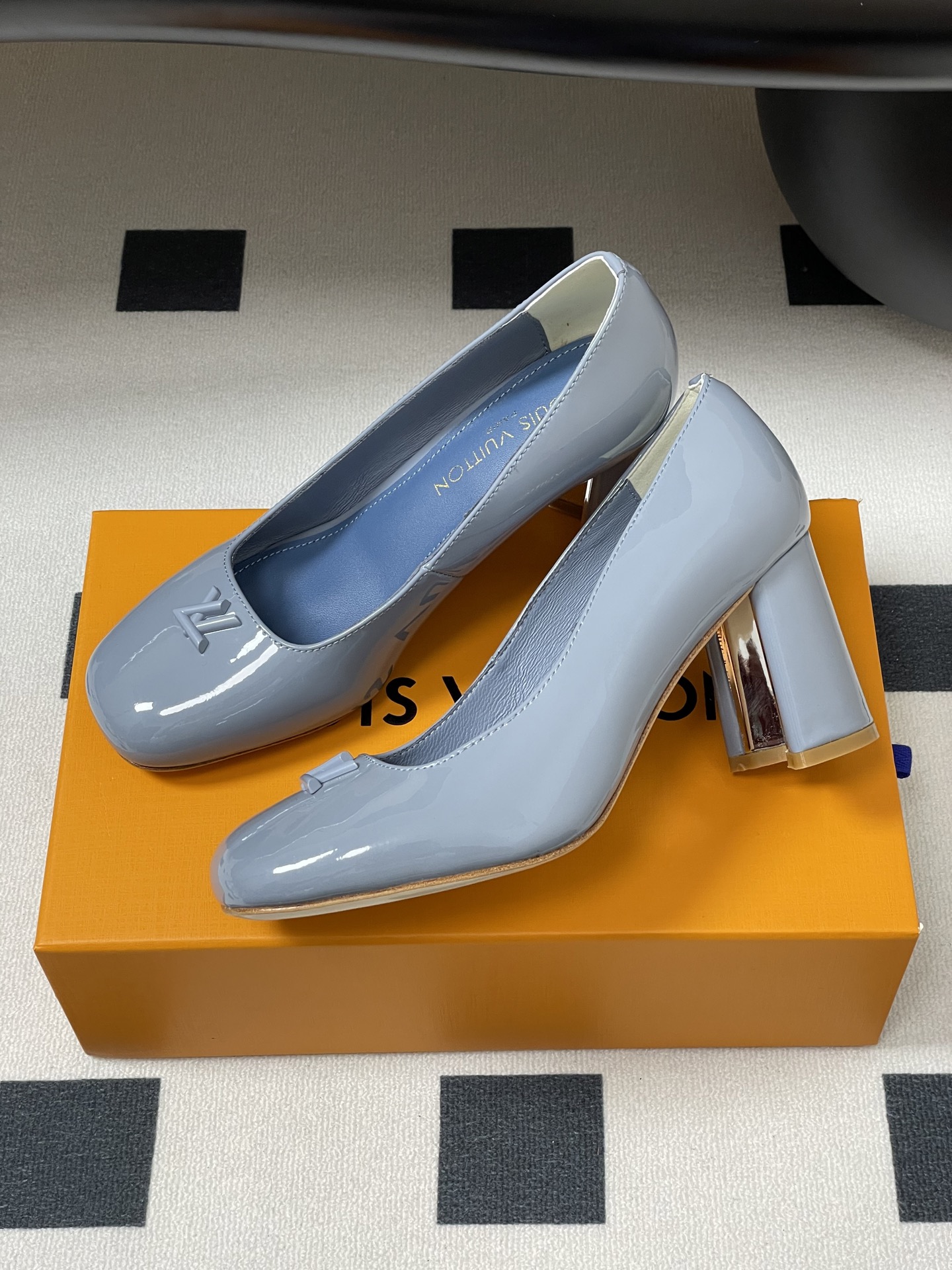 LV 2025SS Swing Mary Jane Heels-8.5CM(EU35-41)