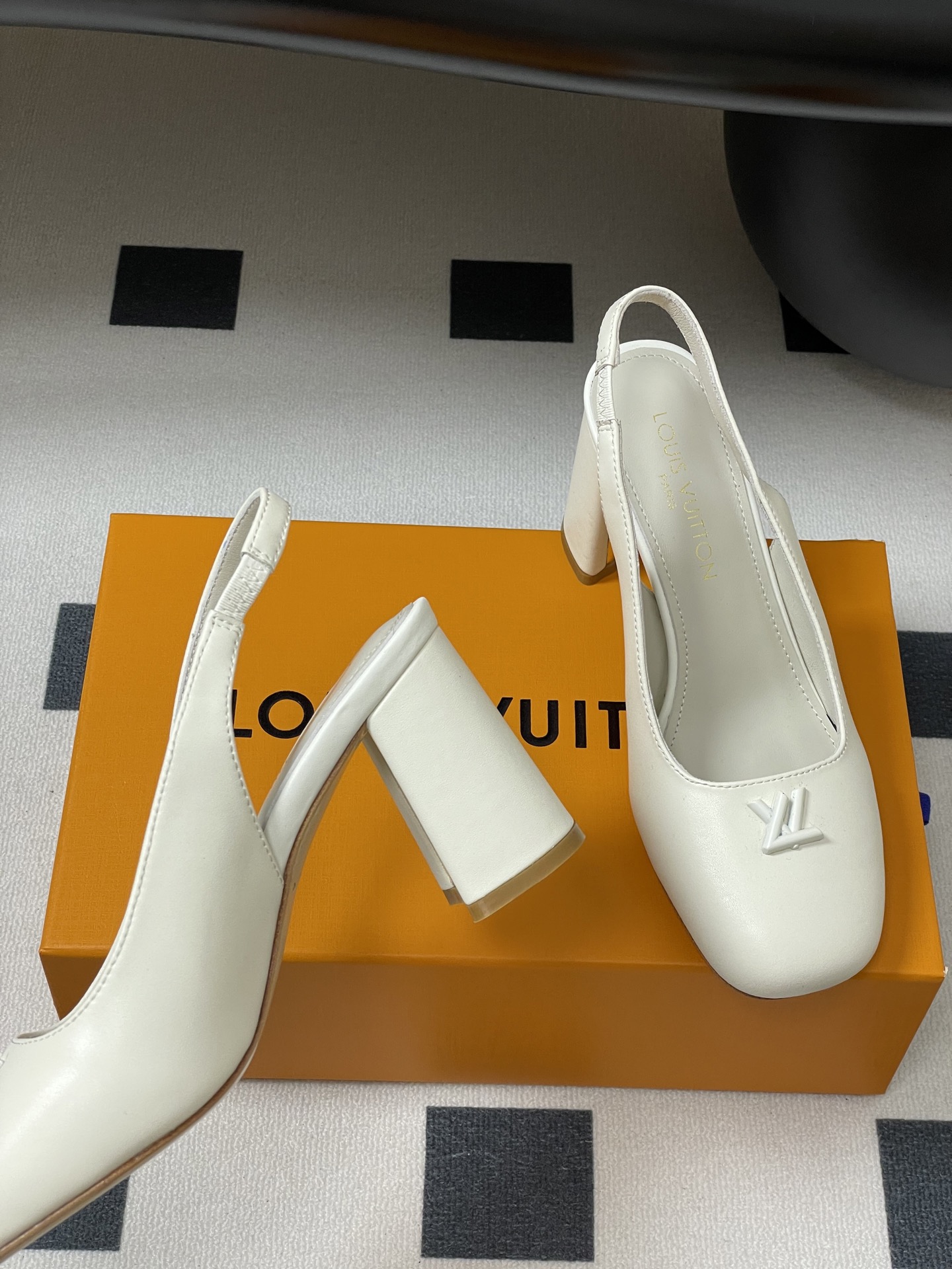 LV 2025SS Swing Mary Jane Heels-8.5CM(EU35-41)
