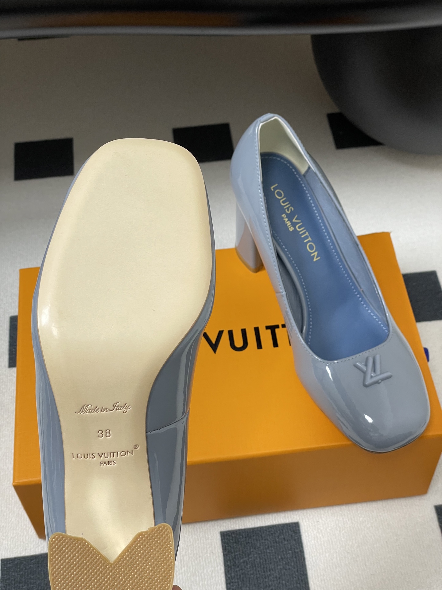 LV 2025SS Swing Mary Jane Heels-8.5CM(EU35-41)