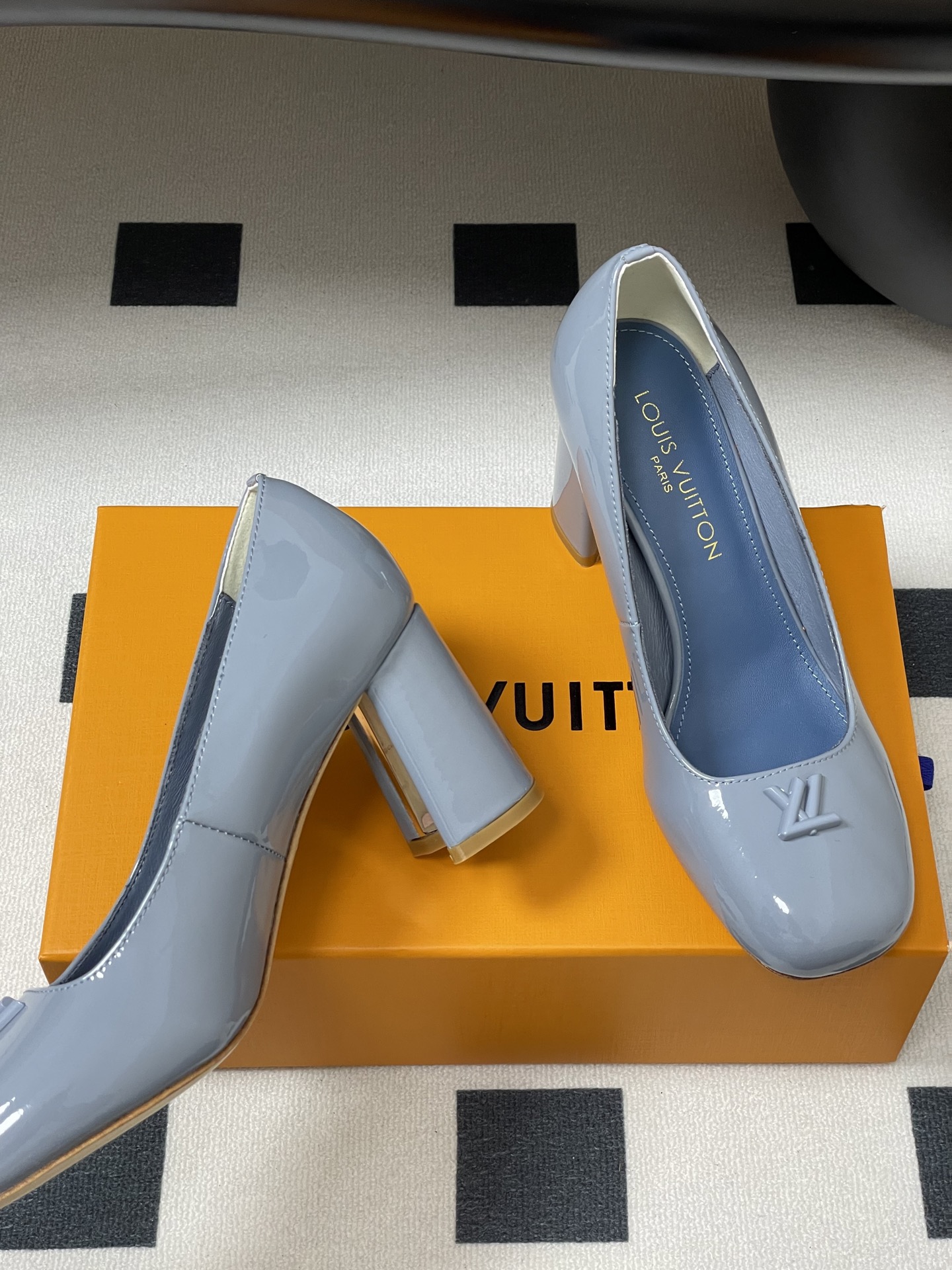 LV 2025SS Swing Mary Jane Heels-8.5CM(EU35-41)