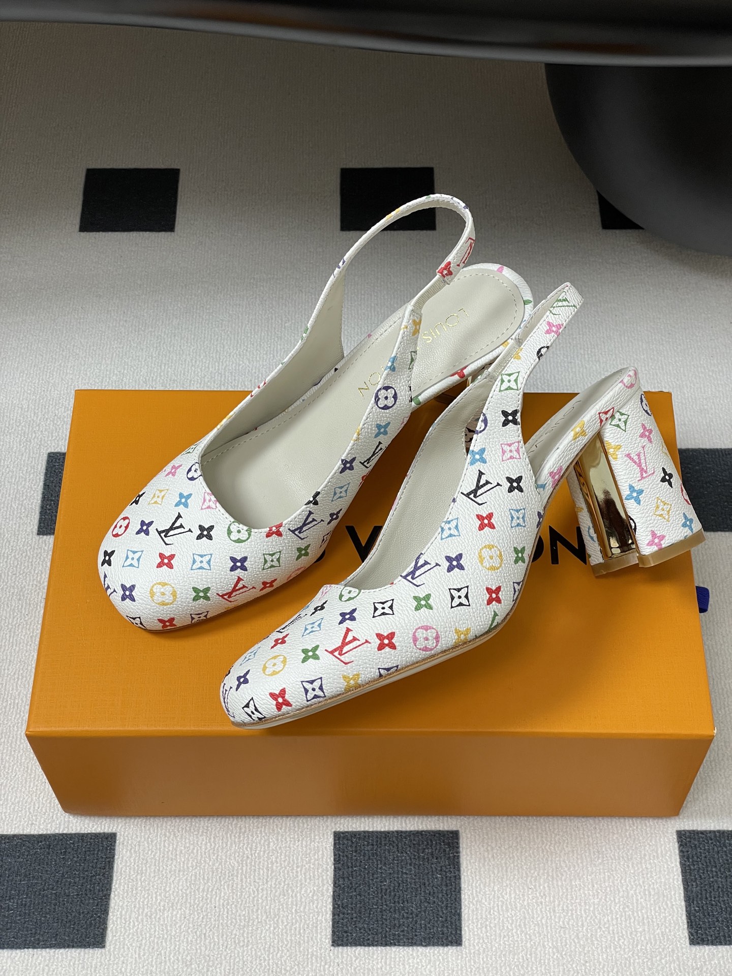 LV 2025SS Swing Mary Jane Heels-8.5CM(EU35-41)