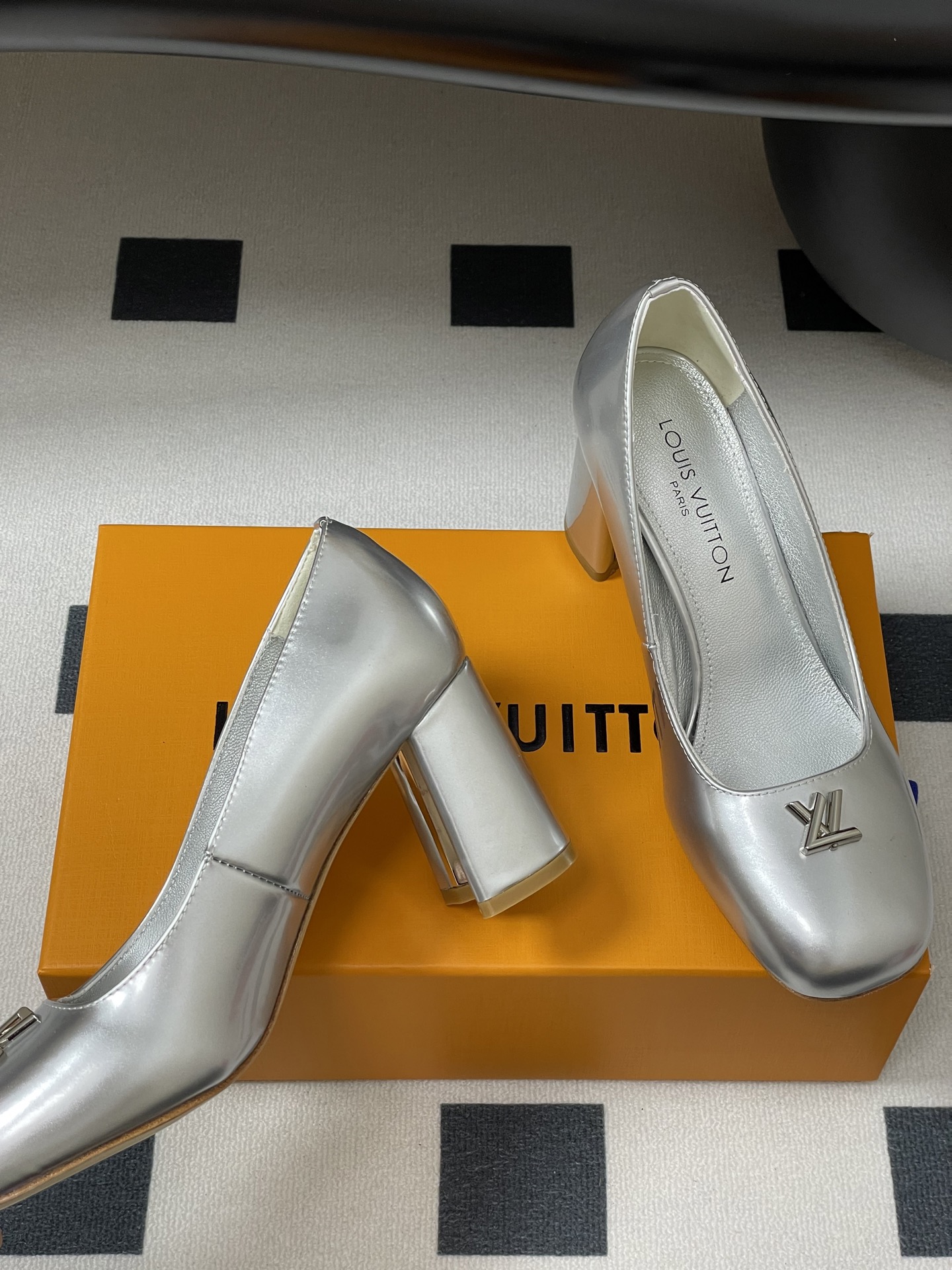 LV 2025SS Swing Mary Jane Heels-8.5CM(EU35-41)