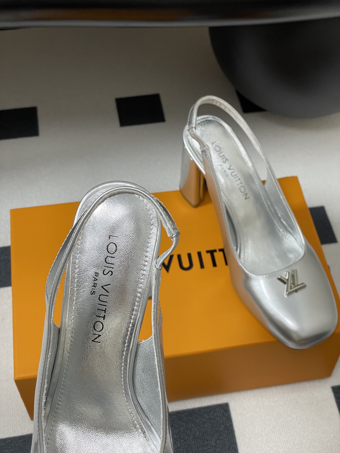 LV 2025SS Swing Mary Jane Heels-8.5CM(EU35-41)