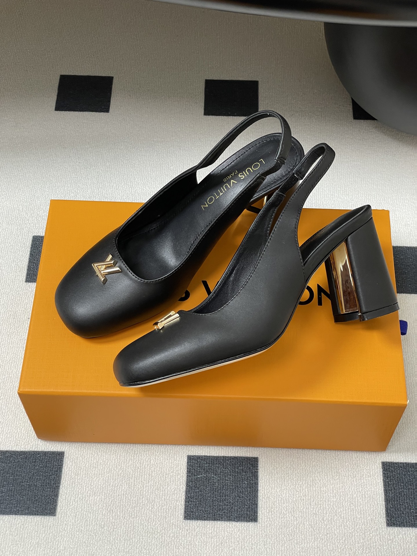 LV 2025SS Swing Mary Jane Heels-8.5CM(EU35-41)