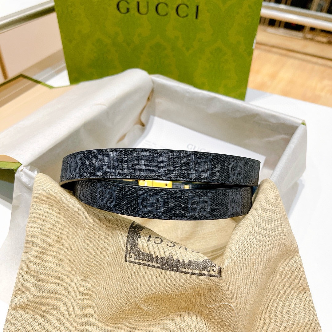 Gucc* Belt-2.0CM