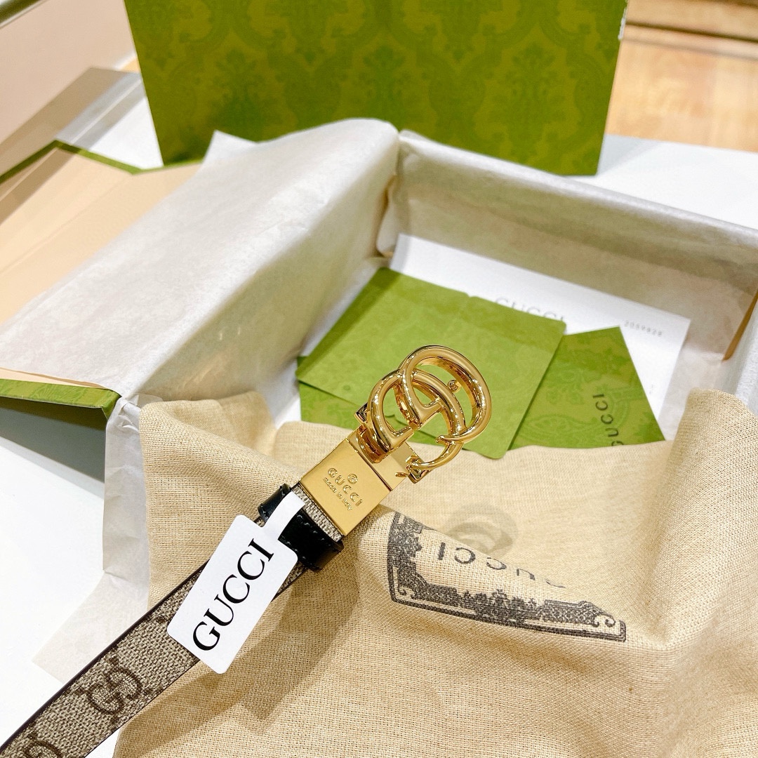 Gucc* Belt-2.0CM