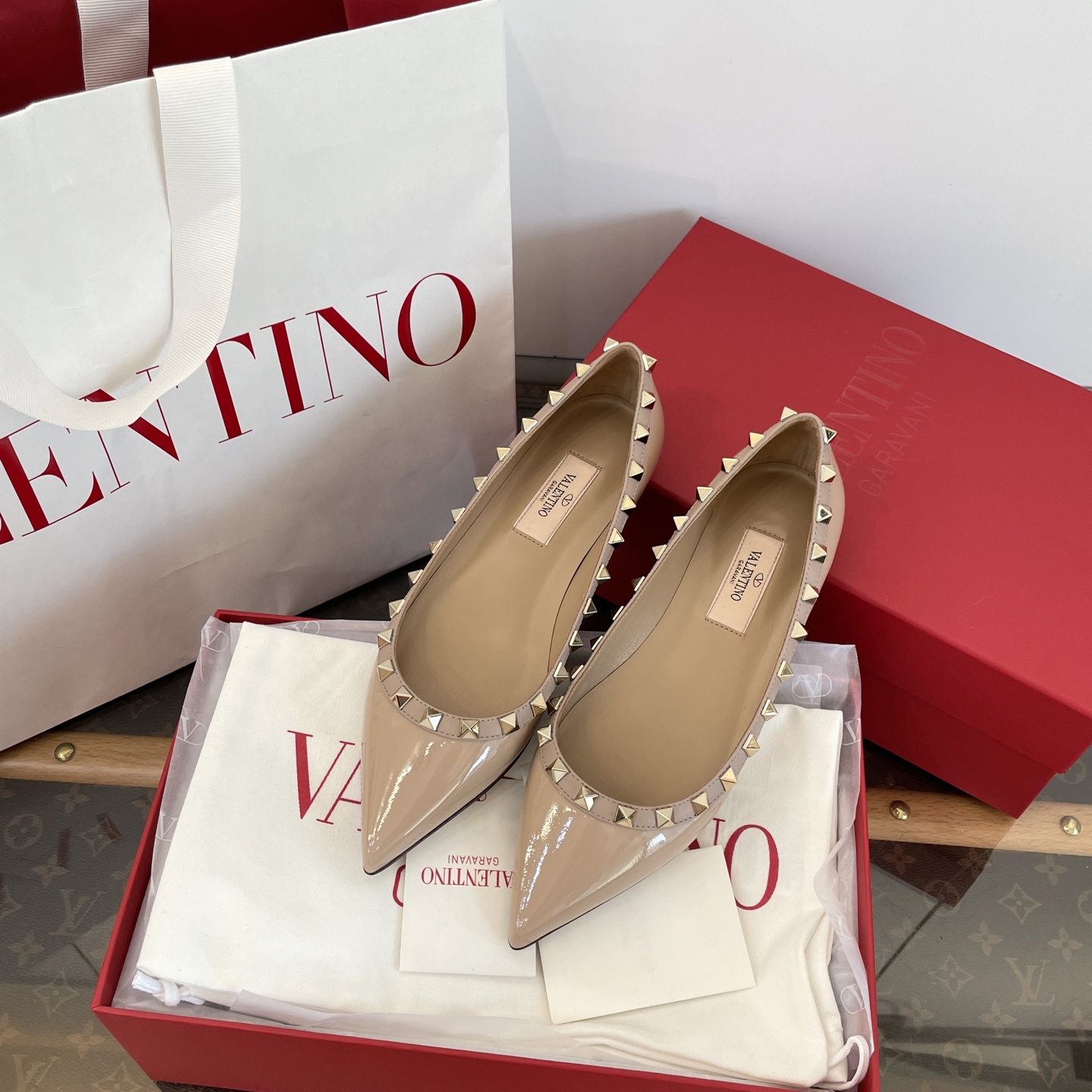Valentino Rockstud Ballet Flat(EU35-41)