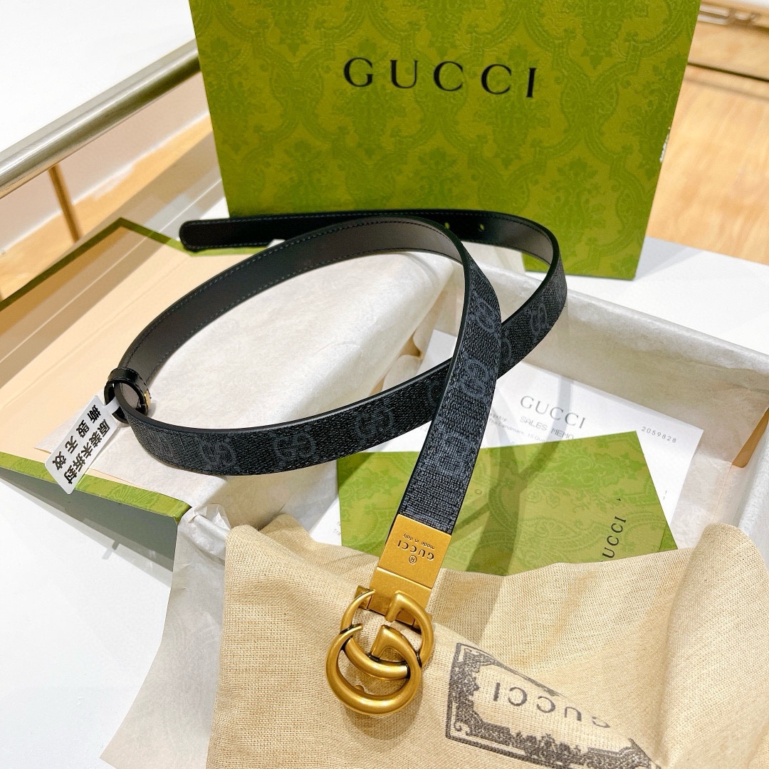 Gucc* Belt-2.0CM