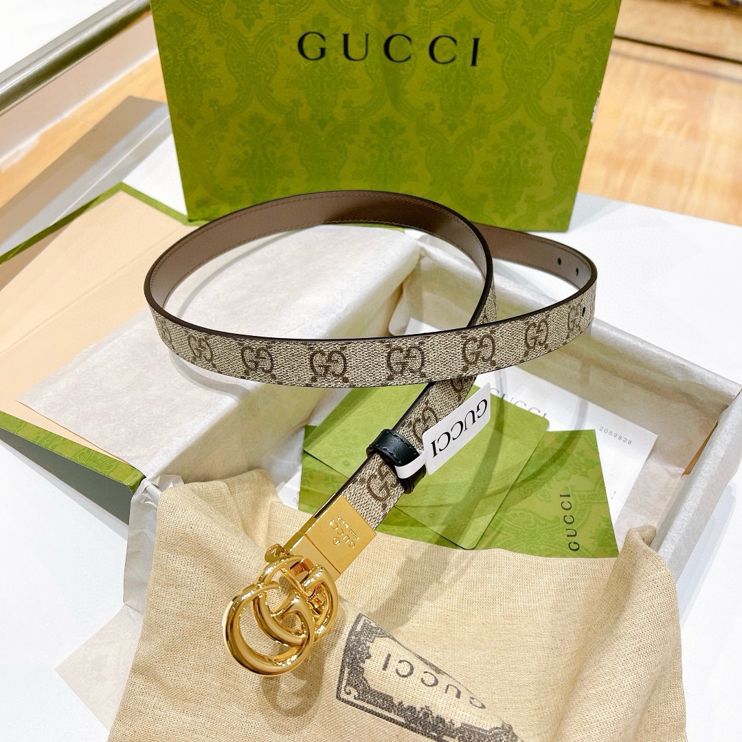 Gucc* Belt-2.0CM