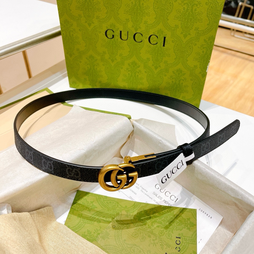 Gucc* Belt-2.0CM
