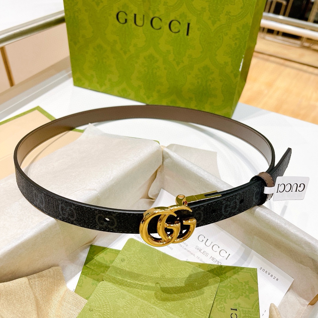 Gucc* Belt-2.0CM