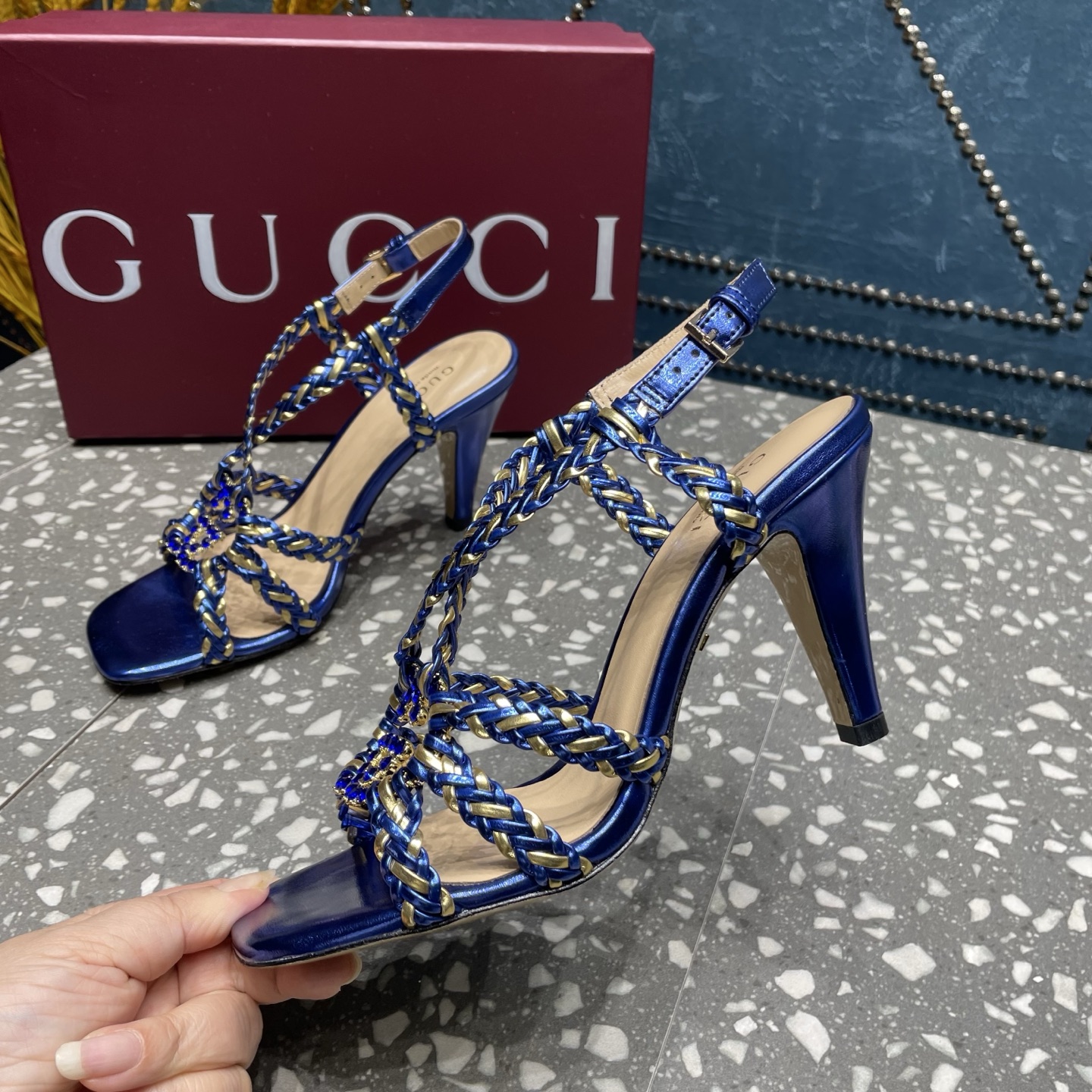 Gucci 2025SS Sandals-9CM(EU35-42)