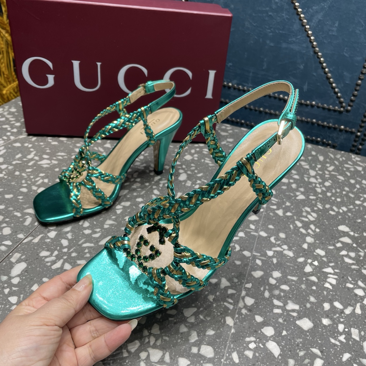 Gucci 2025SS Sandals-9CM(EU35-42)