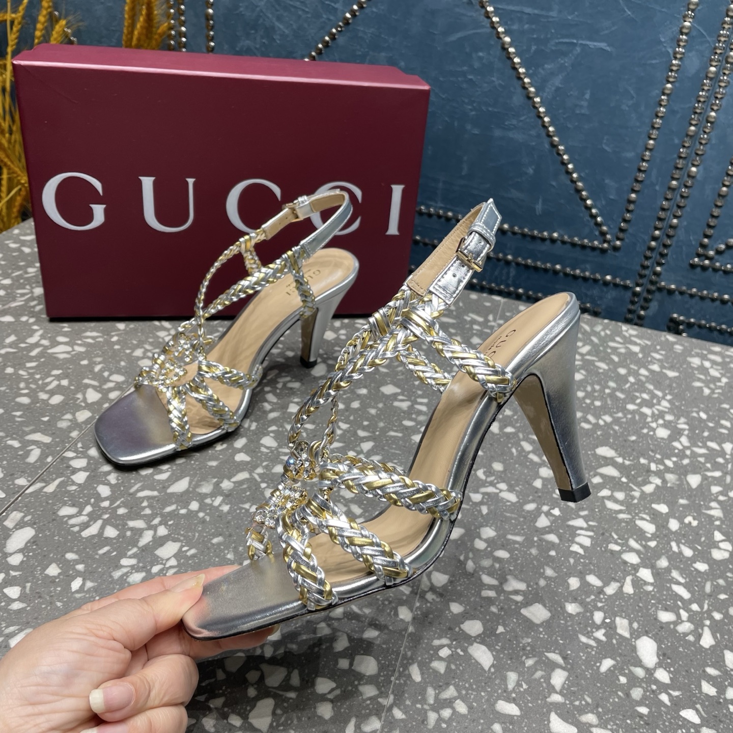 Gucci 2025SS Sandals-9CM(EU35-42)