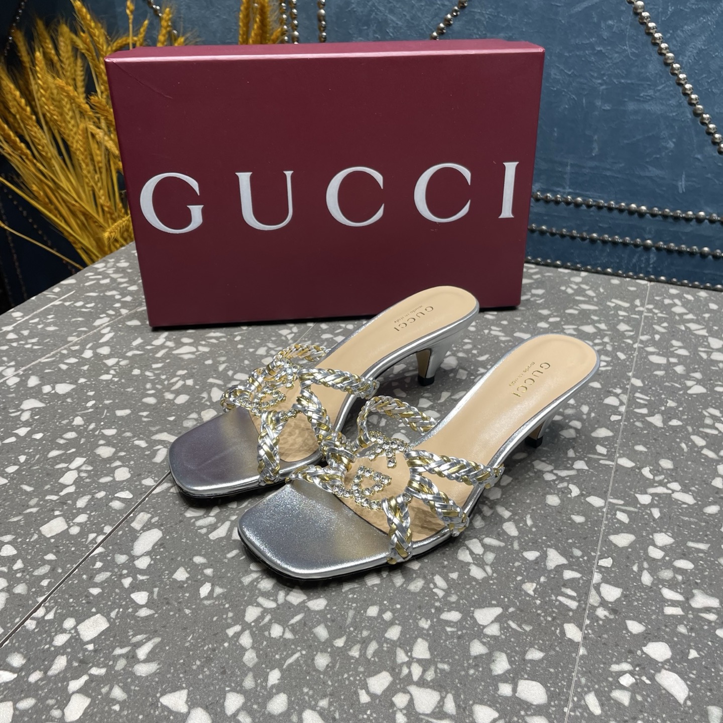 Gucci 2025SS Slides(EU35-42)-6CM