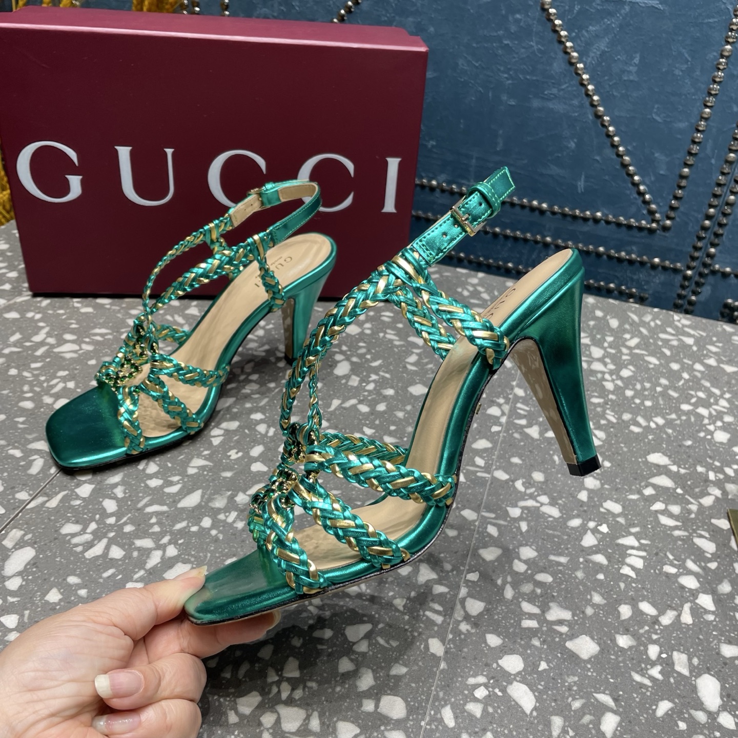 Gucci 2025SS Sandals-9CM(EU35-42)
