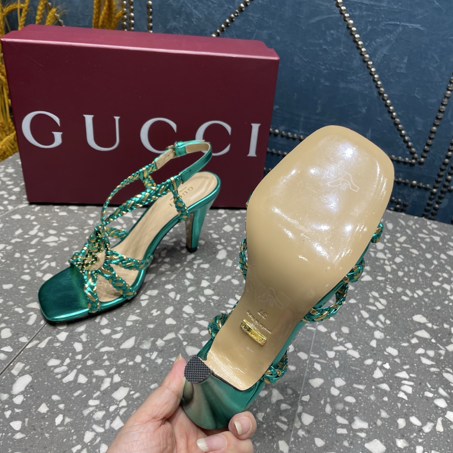Gucci 2025SS Sandals-9CM(EU35-42)