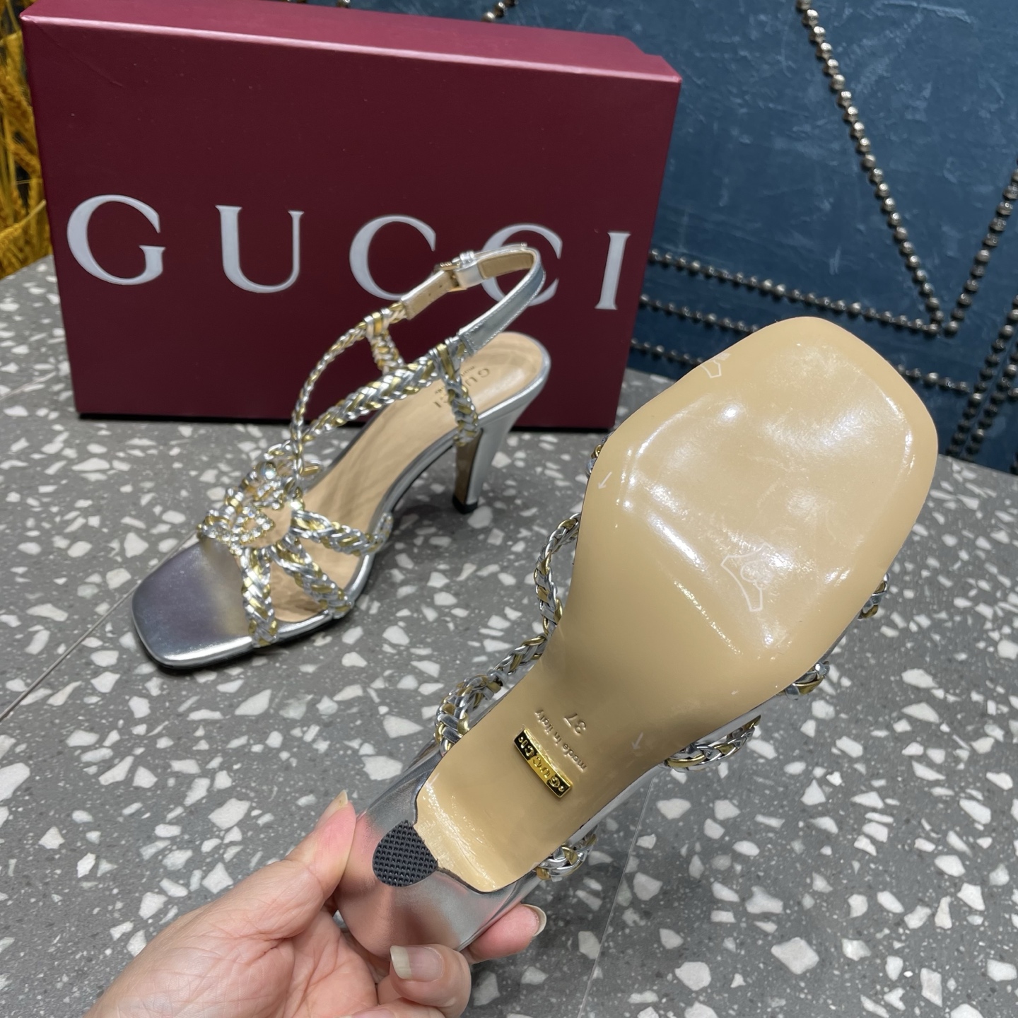Gucci 2025SS Sandals-9CM(EU35-42)