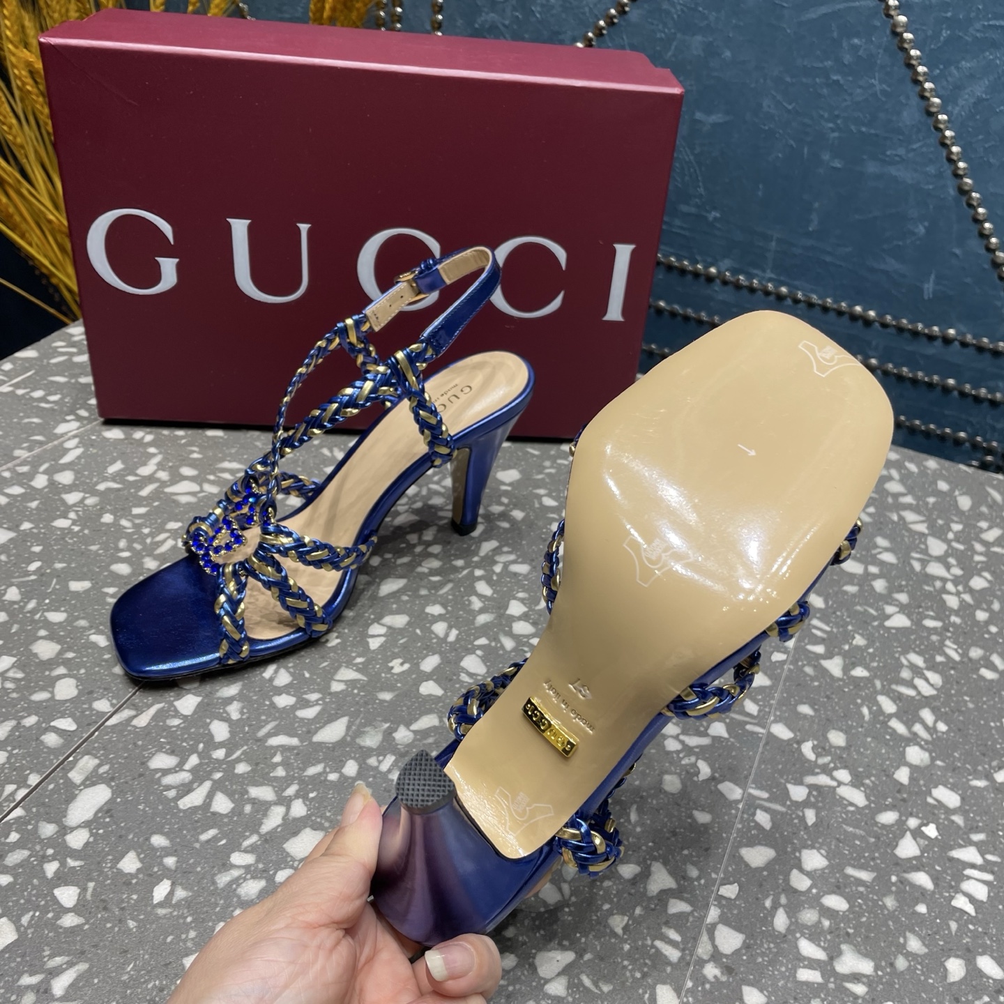 Gucci 2025SS Sandals-9CM(EU35-42)
