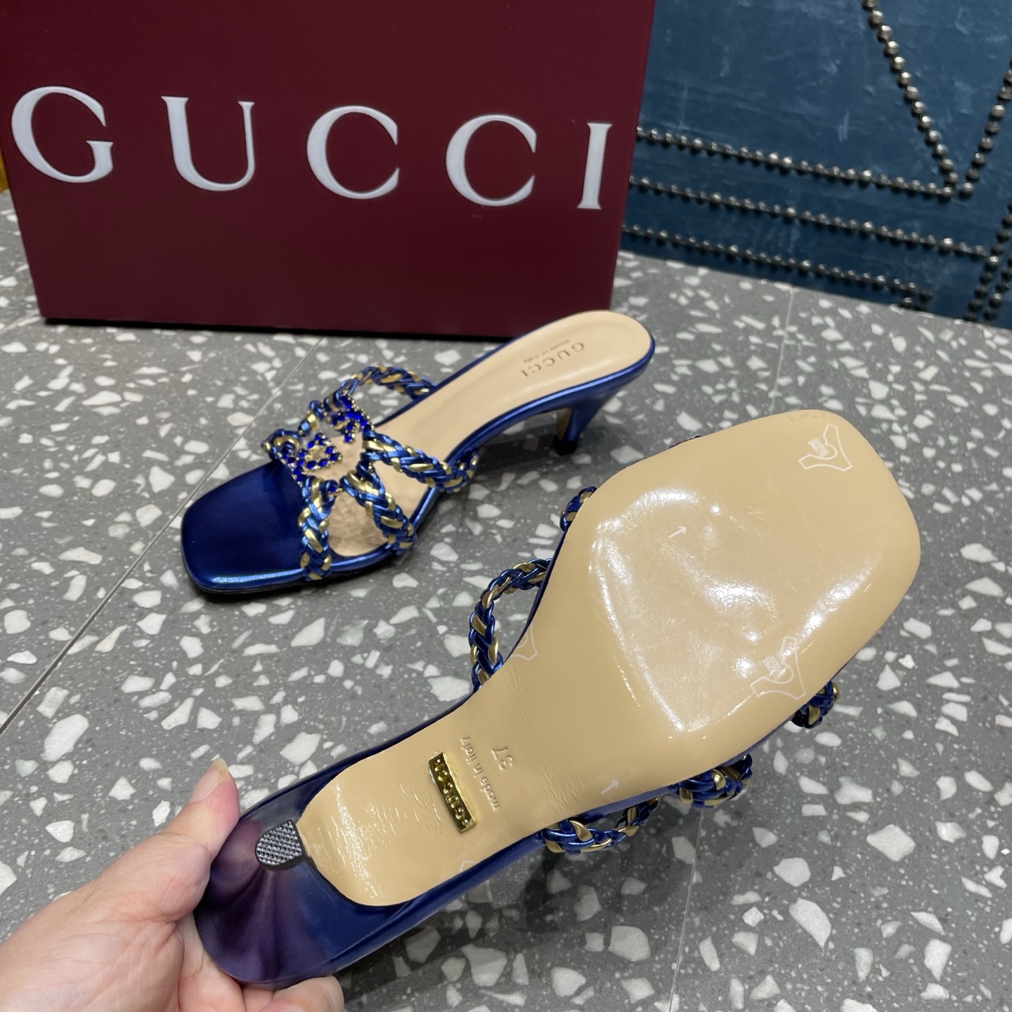 Gucci 2025SS Slides(EU35-42)-6CM