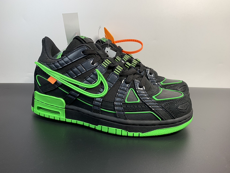 Off-White x Nike Air Rubber Dunk “Green Strike” CU6015-00