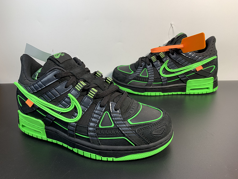 Off-White x Nike Air Rubber Dunk “Green Strike” CU6015-00
