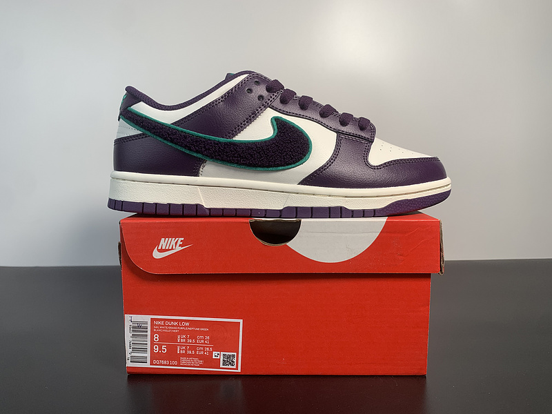 Nike Dunk Low “Chenille Swoosh”DQ7683-100