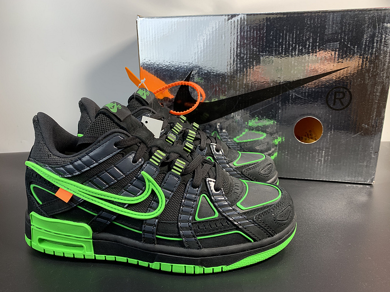 Off-White x Nike Air Rubber Dunk “Green Strike” CU6015-00