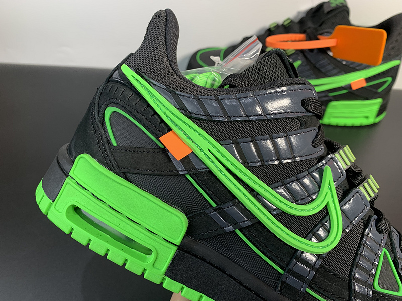 Off-White x Nike Air Rubber Dunk “Green Strike” CU6015-00