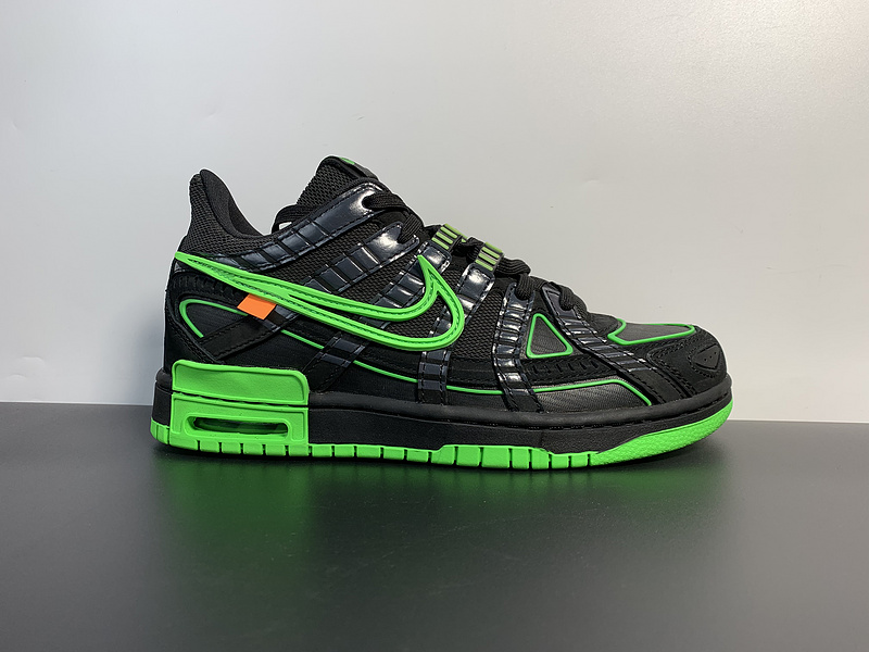 Off-White x Nike Air Rubber Dunk “Green Strike” CU6015-00