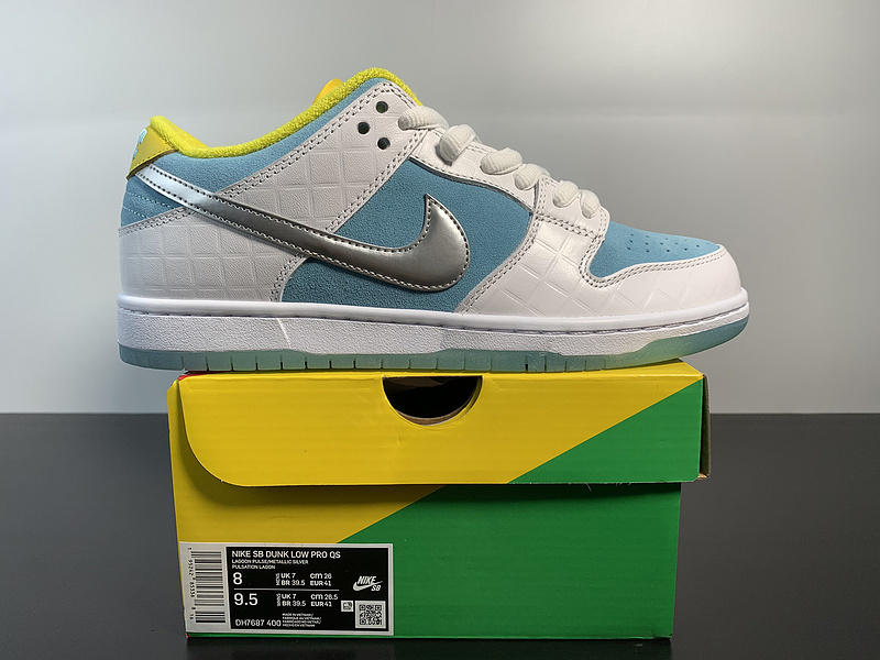NK SB DUNK LOW Pro QS “Lagoon pulse”DH7687 400